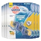 Sagrotan Toilettenfrische Hygiene Plus WC-Spüler – Toilettenreiniger gegen...