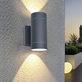 EBION 1 Stück AußEnwandleuchten GU10,Aussenlampe AußEnlampe Wand Wandleuchte...