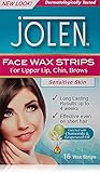 Jolen Facial Wax Strips 16 Sensitive Skin