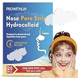20 Stück Mitesserentferner Stripes - Hydrokolloid Pore Strips, Effektive...