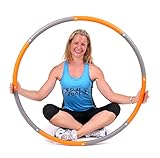 ResultSport Hula Hoop Reifen Erwachsene 1,5kg Gewicht 100cm breit, 8 Teiliger...