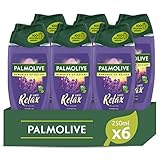 Palmolive Memories of Nature Damen-Duschschaum Sunset Relax mit zarter Formel,...