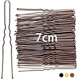Mbsomnus 50 Stück Haarnadeln, 7cm U-förmige Haarnadel Bobby Pins Metall,...