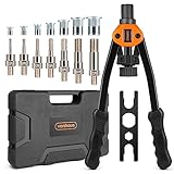 VonHaus Nietmutterzange – Nietwerkzeug – Nietenzange Set – mit M3 M4 M5 M6...