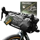 Rovativ® Bikepacking Lenkertasche [9,5 Liter] 100% Wasserdicht - Lenkerrolle -...