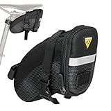 Topeak Satteltasche Mit Befestigungsriemen Aero Wedge Pack, Schwarz, 18 x 8.5 x...