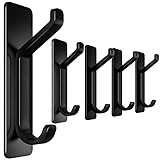 Menz Haken selbstklebend, 5er Set, Klebehaken extra stark aus Edelstahl,...