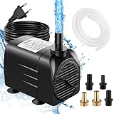 25W 2000L/H Aquarium Pump, Water Pump, Submersible Pump, Conveyor Pump, Aquarium...