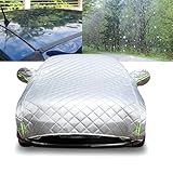 Autoabdeckung, 520x230cm Halbgaragenabdeckung Hagelschutz Auto Hageldecke für...