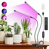 Pflanzenlicht Vollspektrum - Indoor 8W Pflanzen LED Grow Lampe, High PPFD Grow...