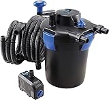 T.I.P. Teichfilter - Teichdruckfilter-Set (5.000 l Teichvolumen, 1.500 l/h...