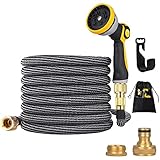 ZAselect Gartenschlauch 60 m erweiterbar, stärkster Doppel-Latex-Innenschlauch...