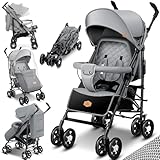 KIDIZ® Kinderwagen City-Pro Buggy Kinderbuggy klappbar Liegebuggy Sportwagen...