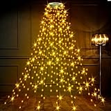 Withosent Lichterkette Weihnachtsbaum, 2M 400LED Christbaumbeleuchtung mit Ring,...