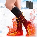Beheizte Socken,Beheizbare Socken,Heizsocken,Wiederaufladbare Beheizte Socken,Heizdraht Heizsocken,Beheizte Socken für Damen und Herren,Beheizte Socken für Männerund Frauen,für Ganze Fußsohle