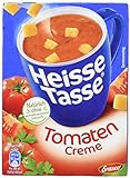 Erasco Heisse Tasse Tomaten-Creme mit Croûtons, 12er Pack (12 x 450 ml Beutel)