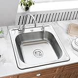 Edelstahl Einbauspüle & Spülbecken – moderne Küchenspüle mit Edelstahl...