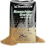 Samore 25 KG Nussschalen Granulat 0,20-0,45 mm