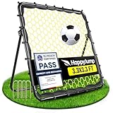 Happy Jump Fußball Rebounder 1x1m – Verbessert Technik & Reaktion, mit...