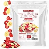 Erdbeer-Bananen Mix 200g – gefriergetrocknete Erdbeeren und gefriergetrocknete...