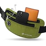 Flache Bauchtasche diebstahlsicher RFID Schutz - Geldgürtel zum Umhängen -...