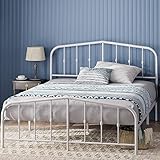 Zinus Heidi Bett 100 x 200 cm - 31 cm Höhe - Einzelbett - Metallbettrahmen mit...