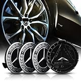 4 Stück Nabendeckel für Mercedes Benz 75mm - Radnabenkappen Felgendeckel...