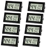 Farerkass Hygrometer - Thermometer, Digital Mini Luftfeuchtigkeitsmesser mit...