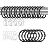 tonyg-p 22 Stück Metall Vorhangringe Vorhang Hängend Ringe und 22 Stück...