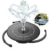 AISITIN Solar Springbrunnen mit 3.5W DIY Abnehmbares Sonnenkollektor, Solar...