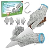 AmzFirst 2 Paar Schnittsichere Handschuhe,Küchen Handschuhe...