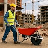 HECHT elektrische Schubkarre mit 80 Liter – 260 kg Tragkraft – 280 W Motor...