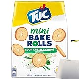 usy Bundle für TUC Bake Rolls Sour Creme & Onion (150g Beutel) + usy Block