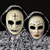 Byhsoep Halloween Purge Maske, 2 Stück The Purge God & Cross Killer Masken,...