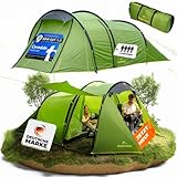 trailvista® Cevedale Zelt 4 Personen Wasserdicht, leicht, kompakt & schnell...
