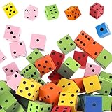 36 Stück Schaumstoffwürfel, Flüsterwürfel, Lernspielzeug, 2 cm...