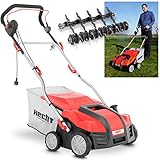 HECHT brandneuer 2 in 1 elektro Vertikutierer - Vertikutierer Elektro für einen...