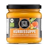 Little Lunch Bio Kürbissuppe | 350ml | 100% Bio-Qualität | Vegetarisch | Ohne...