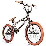 Bergsteiger Halifax 20 Zoll BMX, Fatbike, 360° Rotor-System, Freestyle, 2 Stahl...