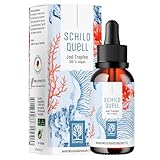 Jod Tropfen hochdosiert - 150 µg 50ml (900 Tropfen) alkoholfrei und vegan I Jod...