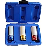 S&R Kraft-Schoneinsätze Set 1/2' – 17-21 mm für Alu-Felgen, Radschrauben &...
