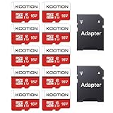 KOOTION 10 Stück Micro SD Karten 16GB Class 10 Mini SD Karte 10 STK...