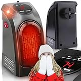 Retoo Steckdosenheizung 350W – Kompakter Keramik Heizlüfter mit LED Anzeige,...