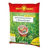 WOLF-Garten 2-in-1: Unkrautvernichter + Rasendünger SQ 450 (Rasendünger und...