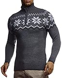 Leif Nelson Herren Strickpullover Pullover Norwegerpullover Winterpullover...