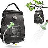 Yuragim Solar Duschtasche, Dusche Camping, 20L Solar Dusche Tasche Wassersack...