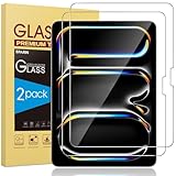SPARIN Panzer Schutz Glas für iPad Pro 13 Zoll M5/M4 (2025/2024), HD-Klarheit folie, 9H Härte Schutzfolie, Kratzfest, 2 Stück