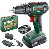 Bosch Home and Garden Bosch Akkuschrauber UniversalDrill 18V (2 Akkus, 18 Volt...