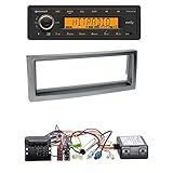 Continental TR7412UB-OR Autoradio mit BT RDS USB MP3 + Radioblende anthrazit +...