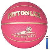 PATTONLEX Basketball Größe 6 Indoor Outdoor Leder Basketbälle für Frauen...